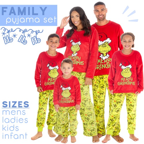 Pigiama grinch natale famiglia - natale,