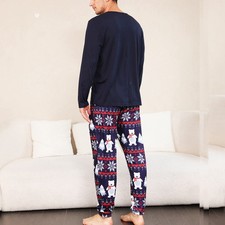 (Nero Uomo L) Set Pigiama